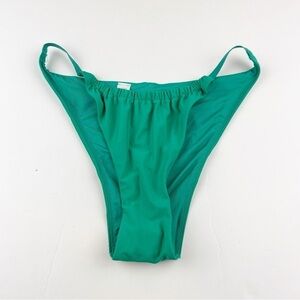 Aerie Cheekiest High Cut Bikini Bottom Teal Size M NWT
